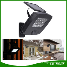 Luz solar exterior do jardim do sensor de movimento de 30LED PIR com impermeável